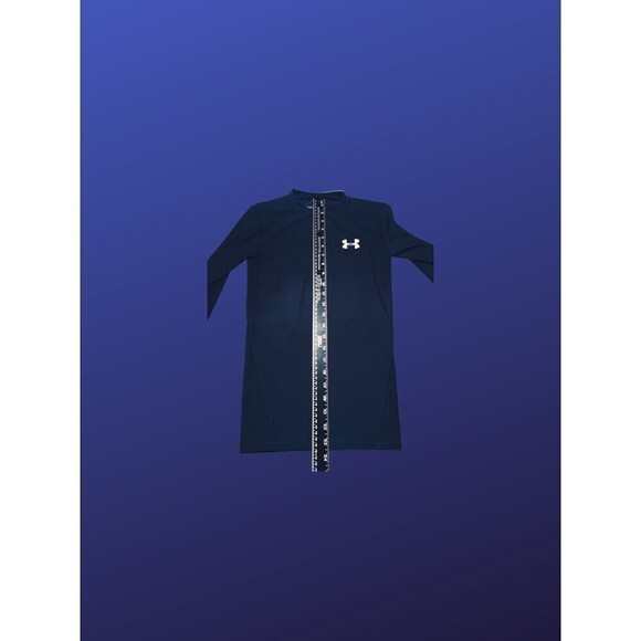 Under ARMOUR Women's HeatGear Compression Training Shirt, NAVY, Size S, NWOT* - Picture 6 of 9